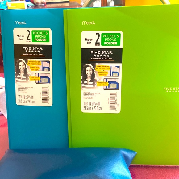 Five Star Office Nwt Mead Five Star Folders 2 Pocket Prong Folders